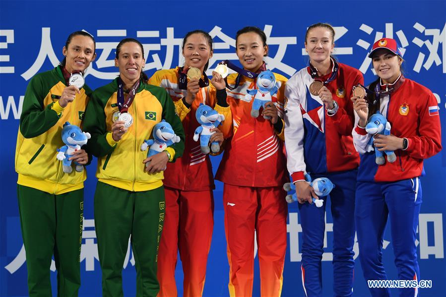 (SP)CHINA-WUHAN-7TH MILITARY WORLD GAMES-BEACH VOLLEYBALL