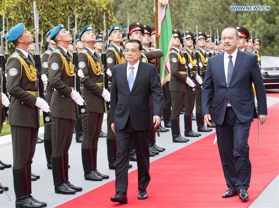 UZBEKISTAN-TASHKENT-CHINA-LI KEQIANG-ARRIVAL