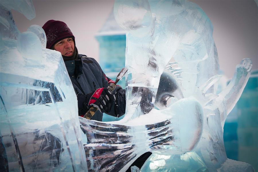 CHINA-HARBIN-ICE-SCULPTURE(CN)