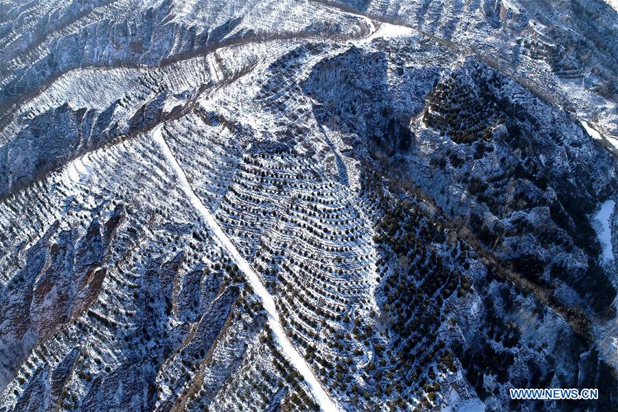 CHINA-SHAANXI-YAN'AN-SNOW SCENERY (CN)