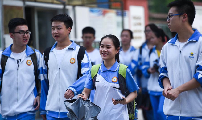 Gaokao ends in some places of China