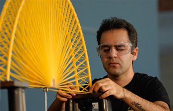 Spaghetti Bridge Building World Championship held in Budapest, Hungary