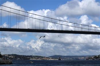 Autumn scenery in Istanbul, Turkey